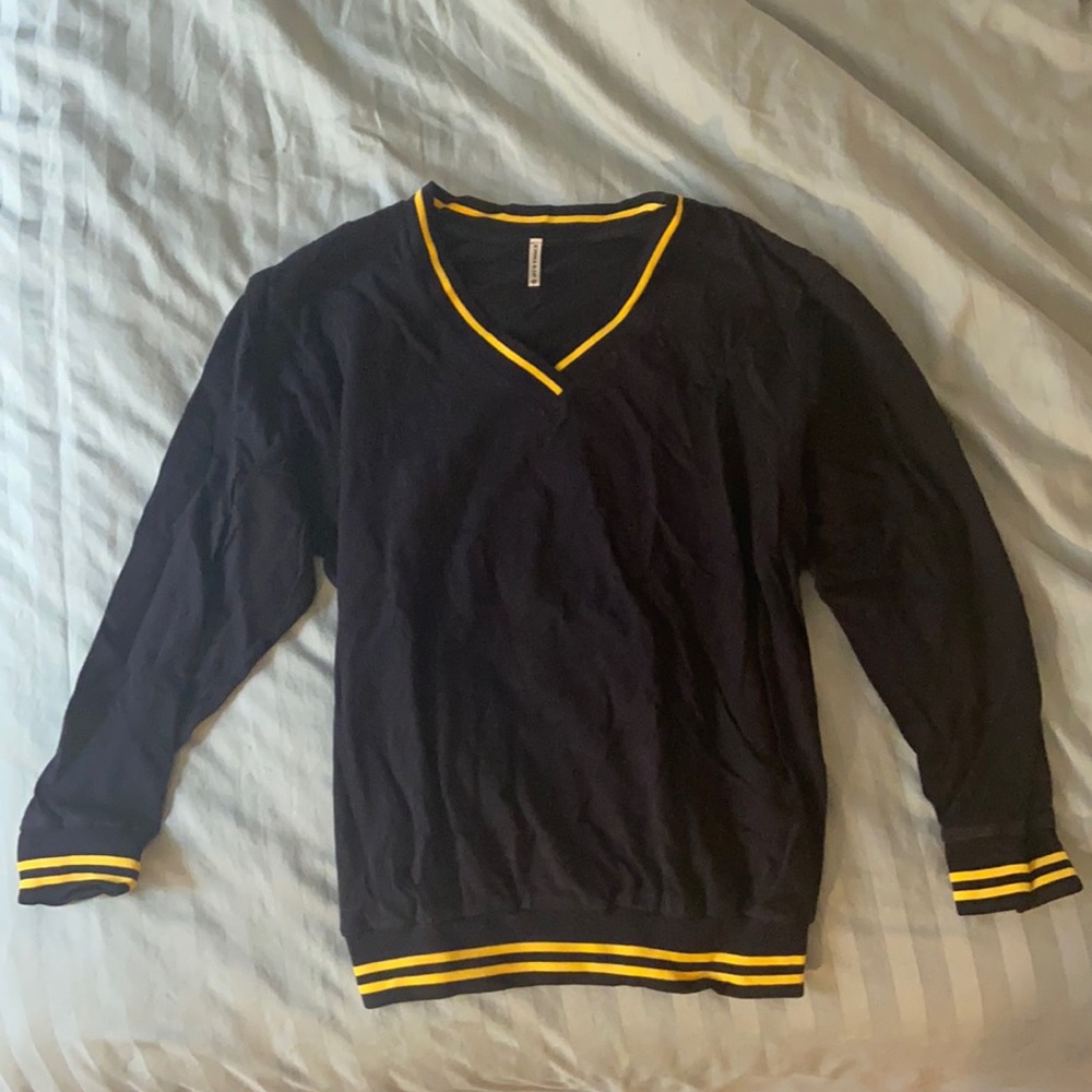 Black Oversized jersey shirt